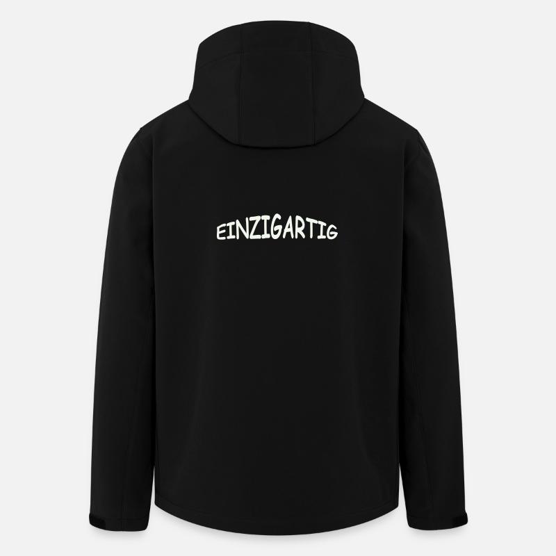 einzigartig- - Recycelte Männer Softshell-Jacke von Stanley/Stella - Schwarz