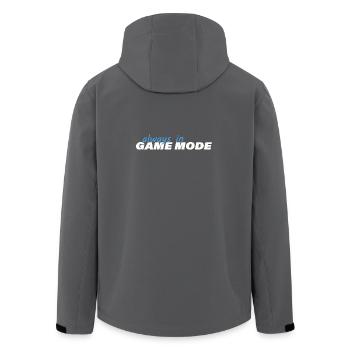 TOUJOURS EN MODE JEU - Veste softshell homme en polyester recyclé Stanley/Stella - charbon - Dos - AI Model Male 185 light (185cm)