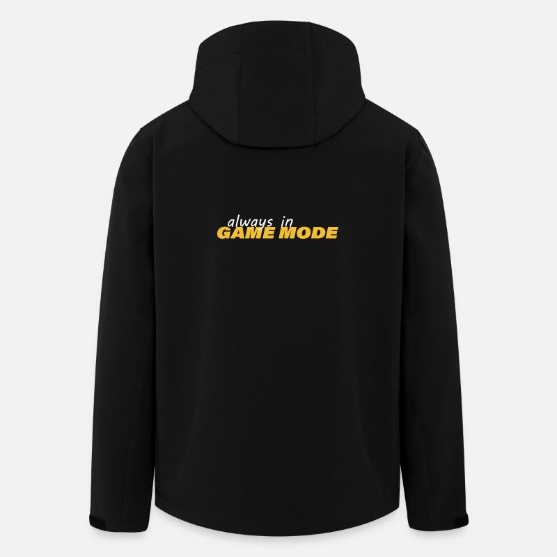 ALWAYS IN GAME MODE - Recycelte Männer Softshell-Jacke von Stanley/Stella - Schwarz