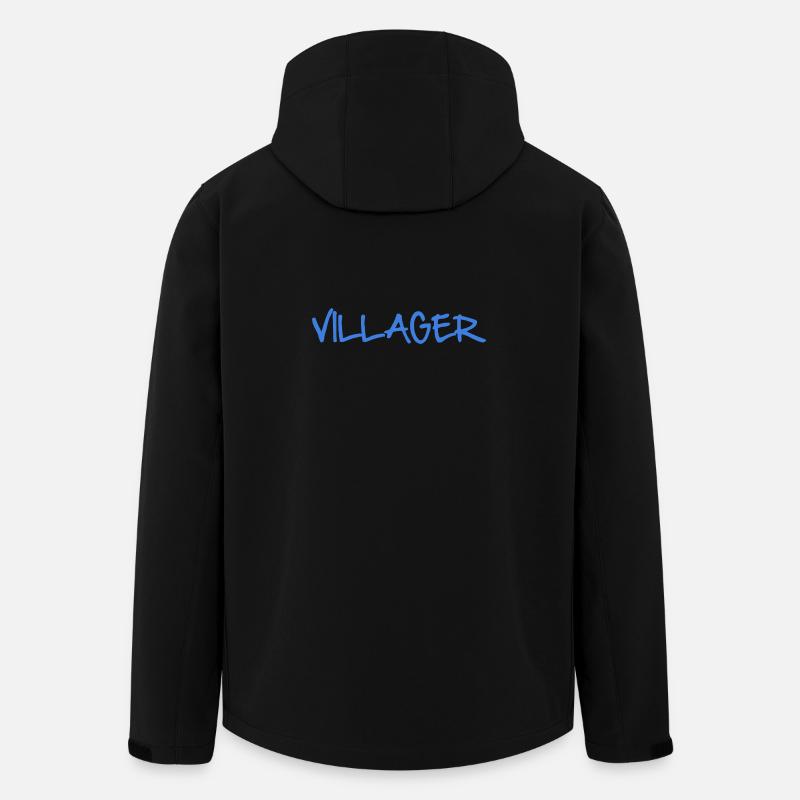 VILLAGER - Men’s Recycled Softshell Jacket Discoverer by Stanley/Stella - black