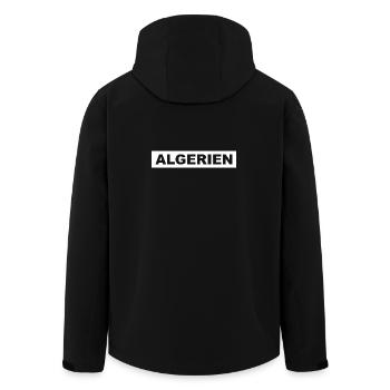 Algerien T-Shirt Die Algerier - Recycelte Männer Softshell-Jacke von Stanley/Stella - Schwarz - Hinten - AI Model Male 185 light (185cm)