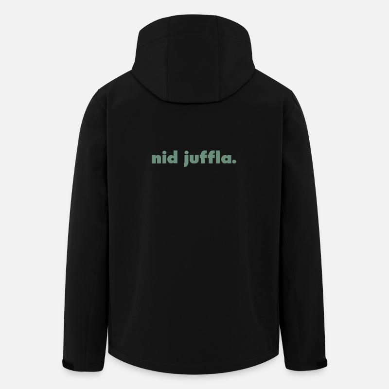 Nid Juffla. - Veste softshell homme en polyester recyclé Stanley/Stella - noir