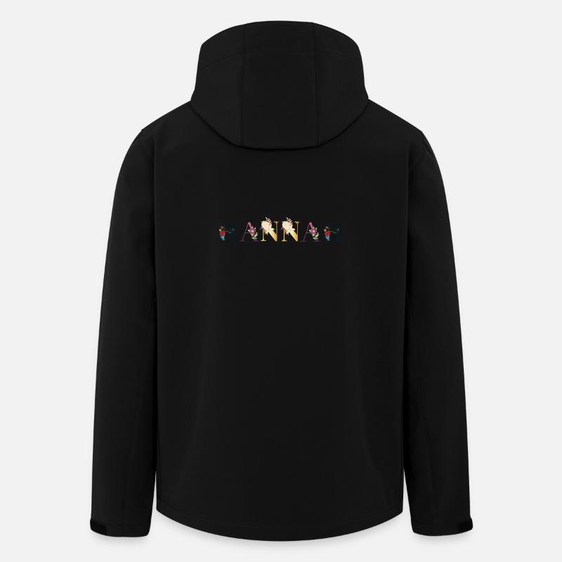 Hannah - Recycelte Männer Softshell-Jacke von Stanley/Stella - Schwarz