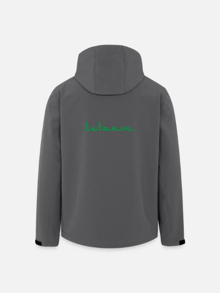 Liban - Veste softshell homme en polyester recyclé Stanley/Stella - noir