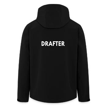 Drafter - Veste softshell homme en polyester recyclé Stanley/Stella - noir - Dos - AI Model Male 185 light (185cm)