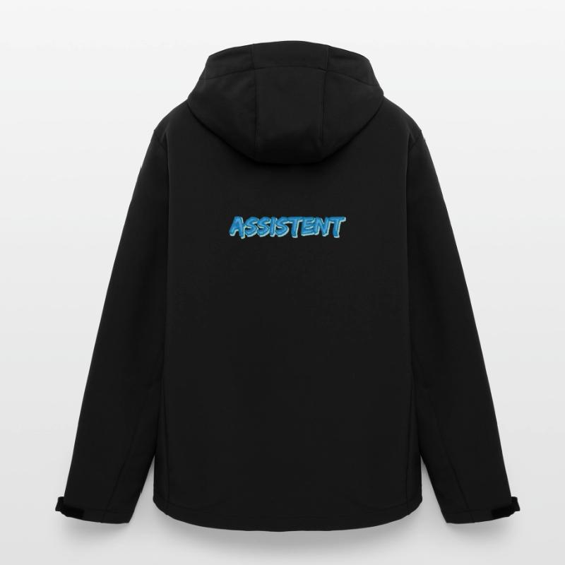 Assistent als Comic Recycelte Männer Softshell-Jacke von Stanley/Stella