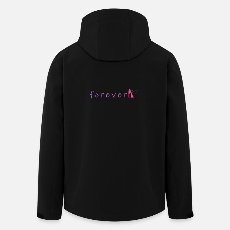 Forever Amour Danse Silhouette - Veste softshell homme en polyester recyclé Stanley/Stella - noir