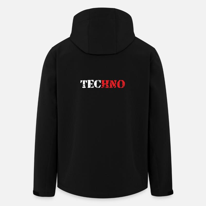 Techno ArmyLook - Recycelte Männer Softshell-Jacke von Stanley/Stella - Schwarz
