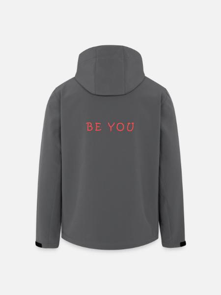 Inspirational Motif with Personal Manifestation - Men’s Recycled Softshell Jacket by Stanley/Stella - black
