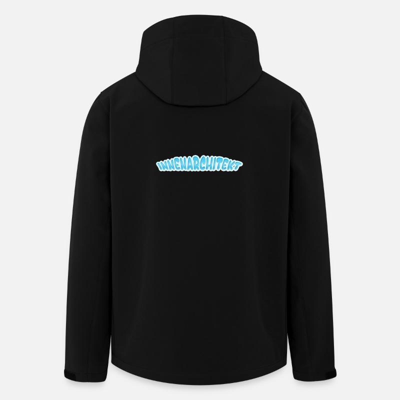 Innenarchitekt als Innenarchitekt - Recycelte Männer Softshell-Jacke von Stanley/Stella - Schwarz