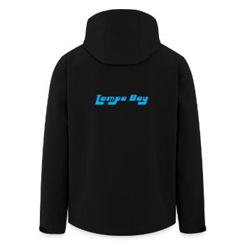 Tampa Bay USA - Men’s Recycled Softshell Jacket by Stanley/Stella - black - Back - AI Model Male 185 light (185cm)
