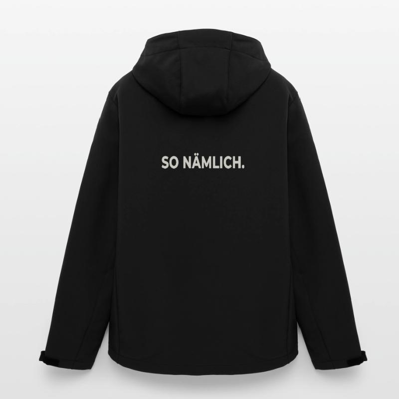 C’EST COMME ÇA. – Conception de déclaration Veste softshell homme en polyester recyclé Stanley/Stella
