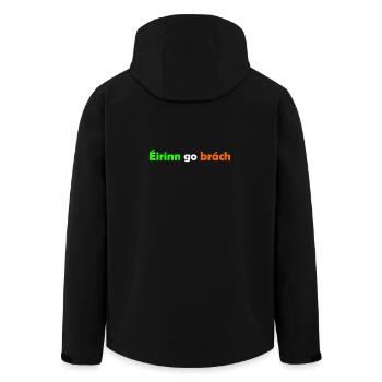 Eirin go brach - Recycelte Männer Softshell-Jacke von Stanley/Stella - Schwarz - Hinten - AI Model Male 185 light (185cm)
