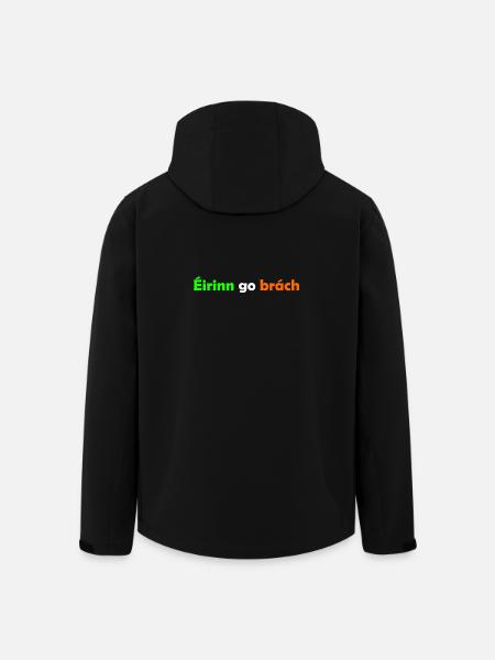 Eirin go brach - Recycelte Männer Softshell-Jacke von Stanley/Stella - Schwarz