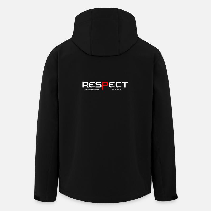 Respect - Recycelte Männer Softshell-Jacke von Stanley/Stella - Schwarz