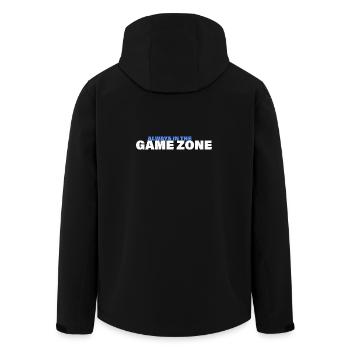 ZONE DE JEU - Veste softshell homme en polyester recyclé Stanley/Stella - noir - Dos - AI Model Male 185 light (185cm)