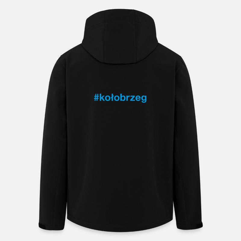 Kolobrzeg Polska Poland - Men’s Recycled Softshell Jacket by Stanley/Stella - black