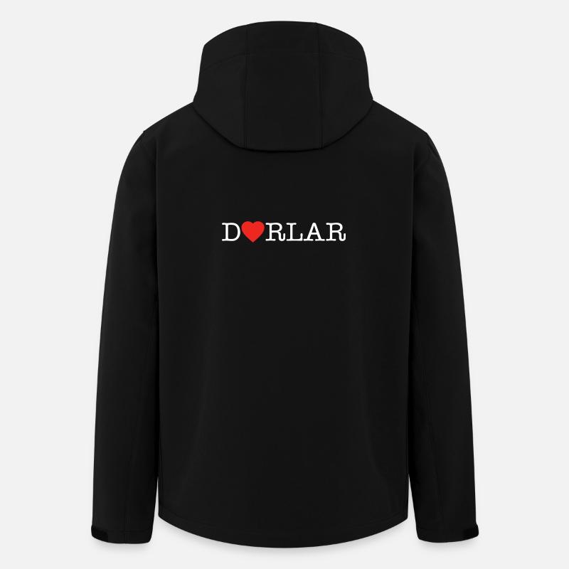 Dorlar - Recycelte Männer Softshell-Jacke von Stanley/Stella - Schwarz