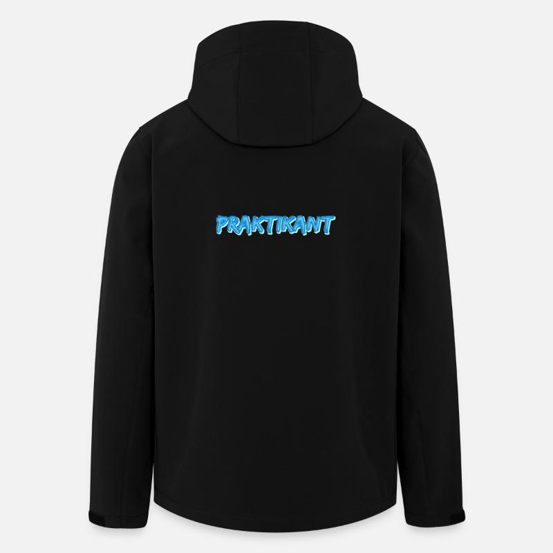 Geschenk für Praktikant - Recycelte Männer Softshell-Jacke von Stanley/Stella - Schwarz