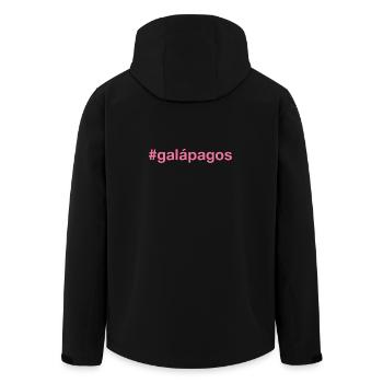 Île Galápagos - Veste softshell homme en polyester recyclé Stanley/Stella - noir - Dos - AI Model Male 185 light (185cm)