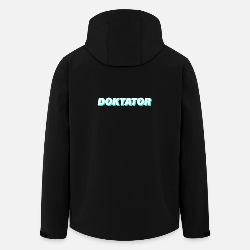 DOKTATOR - Recycelte Männer Softshell-Jacke Discoverer von Stanley/Stella - Schwarz