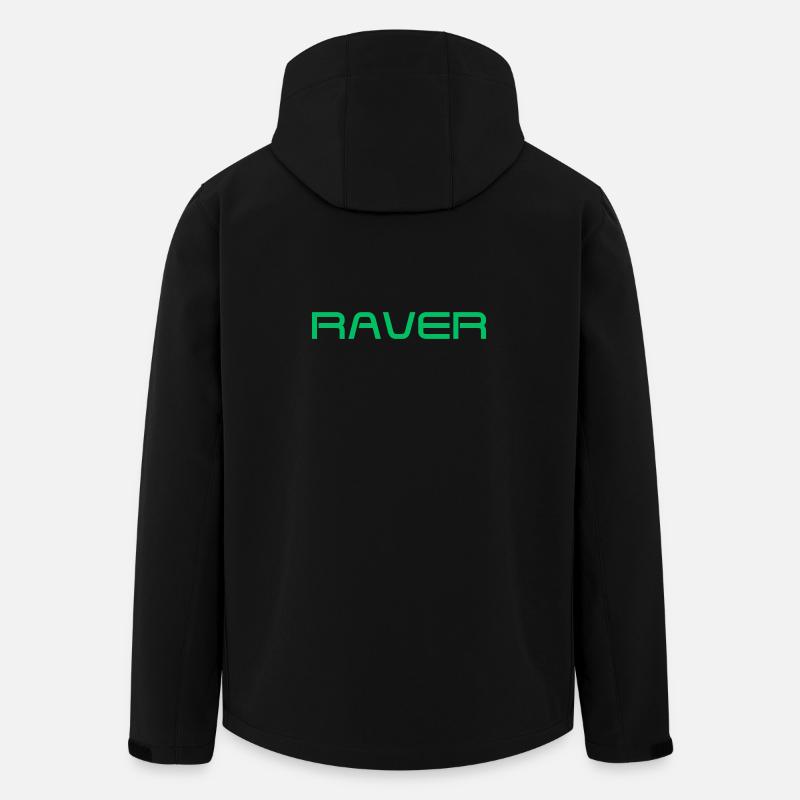 Ravers - Men’s Recycled Softshell Jacket by Stanley/Stella - black