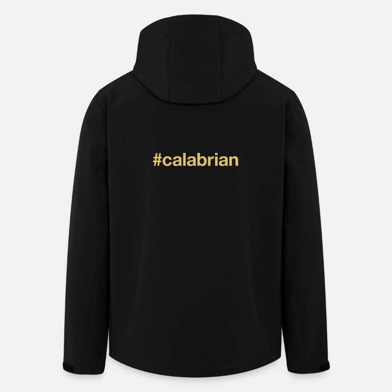 Calabrian Kalabrien Italy Italien - Recycelte Männer Softshell-Jacke von Stanley/Stella - Schwarz