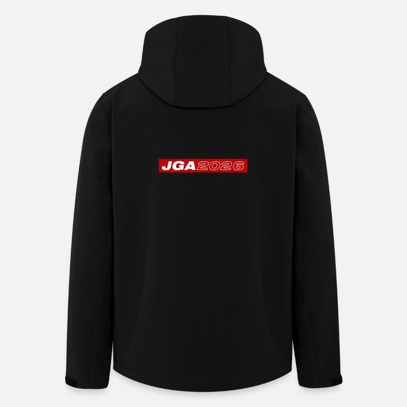 Jga 2026 Junggesellenabschied - Recycelte Männer Softshell-Jacke von Stanley/Stella - Schwarz