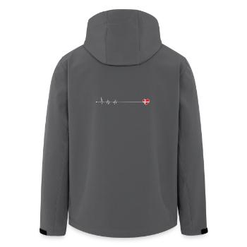 Détails de conception requis - Veste softshell homme en polyester recyclé Stanley/Stella - charbon - Dos - AI Model Male 185 light (185cm)