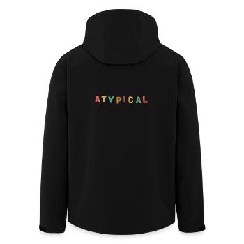 Atypical - Veste softshell homme en polyester recyclé Stanley/Stella - noir - Dos - AI Model Male 185 light (185cm)