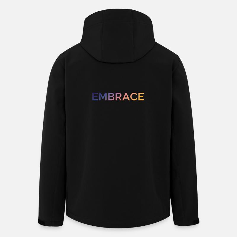 Embrace - Recycelte Männer Softshell-Jacke von Stanley/Stella - Schwarz