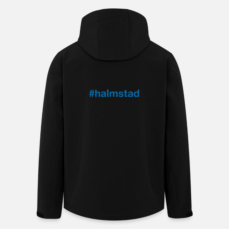 Halmstad Sverige Sweden Schweden - Recycelte Männer Softshell-Jacke von Stanley/Stella - Schwarz