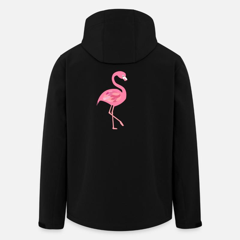 flamant - Veste softshell homme en polyester recyclé Stanley/Stella - noir