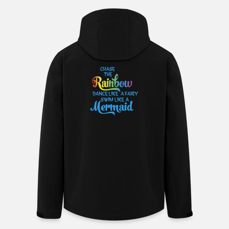 Follow the rainbow - Men’s Recycled Softshell Jacket by Stanley/Stella - black