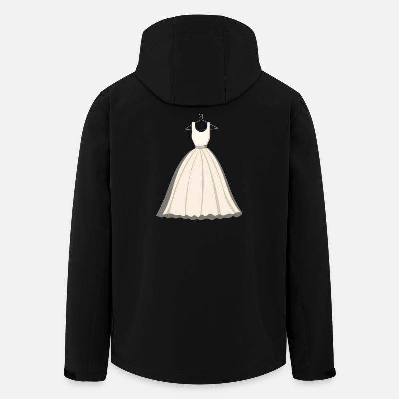 BRAUTKLEID - Recycelte Männer Softshell-Jacke von Stanley/Stella - Schwarz
