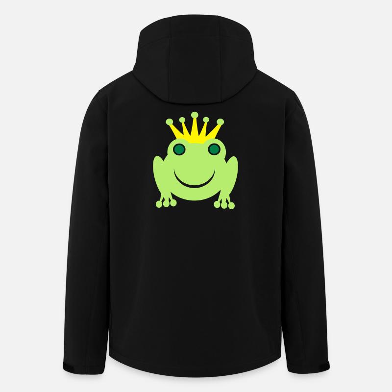 Froschkönig - Recycelte Männer Softshell-Jacke von Stanley/Stella - Schwarz