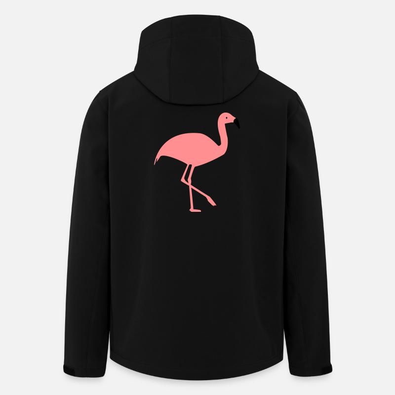 Flamingo - Veste softshell homme en polyester recyclé Stanley/Stella - noir