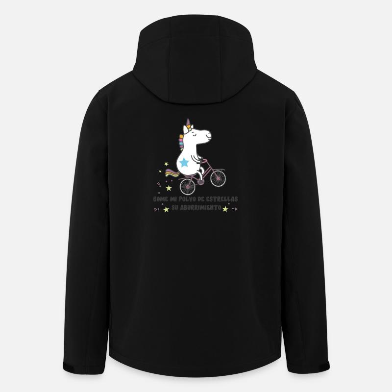 spanish unicorn - Recycelte Männer Softshell-Jacke von Stanley/Stella - Schwarz