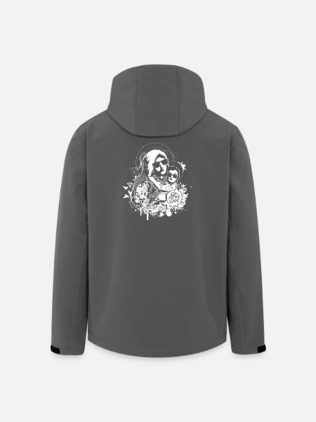 Holy punk family - Men’s Recycled Softshell Jacket by Stanley/Stella - black