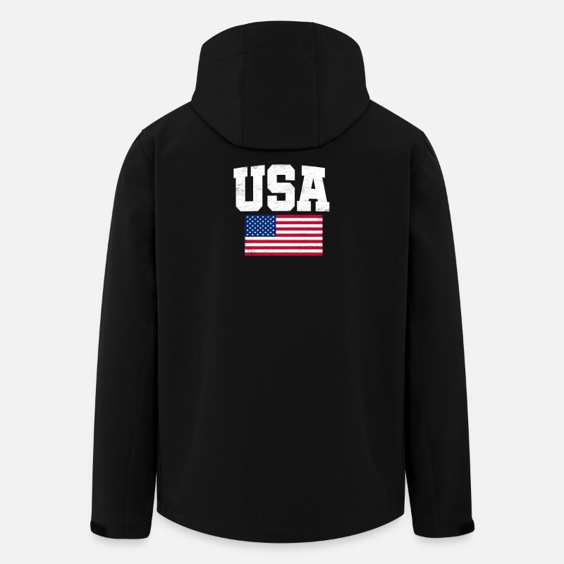 États-Unis - Veste softshell homme en polyester recyclé Stanley/Stella - noir