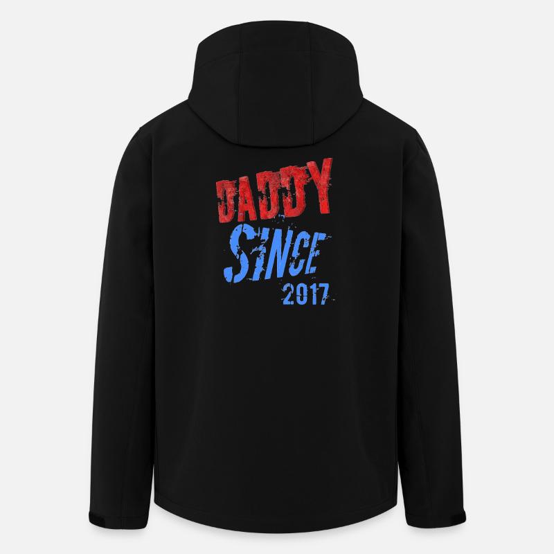 DADY SINCE - Recycelte Männer Softshell-Jacke von Stanley/Stella - Schwarz