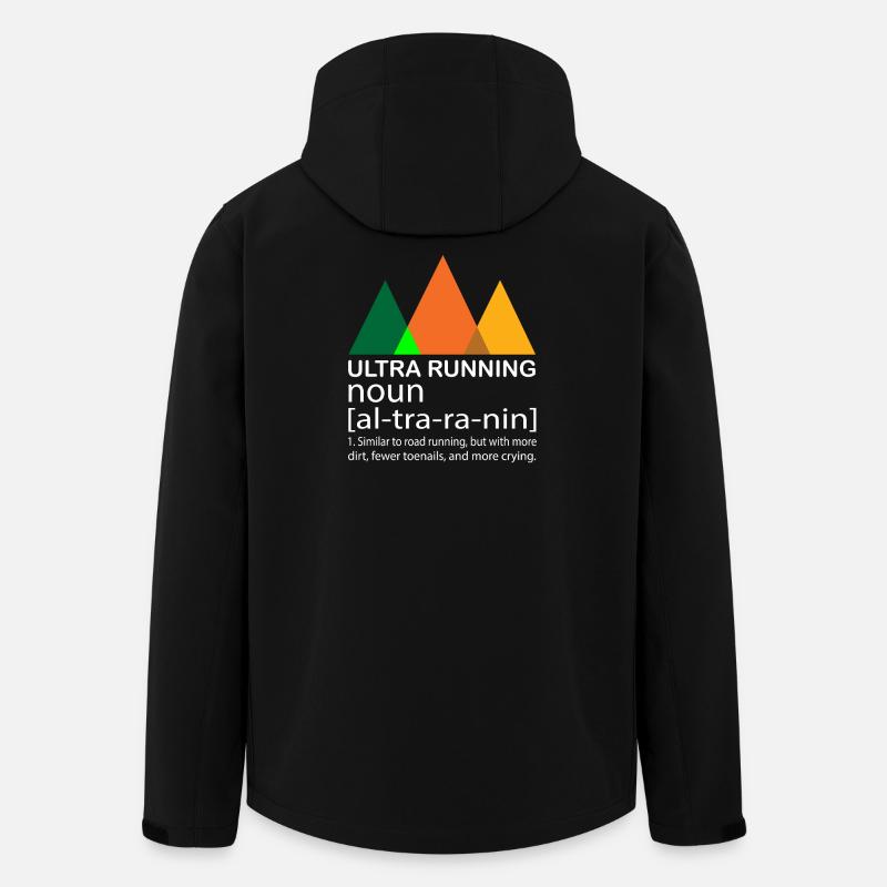 Ultra Running Running Shirt & Gift - Men’s Recycled Softshell Jacket by Stanley/Stella - black