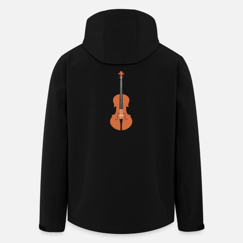 Violin playing musical instrument String instrument - Men’s Recycled Softshell Jacket by Stanley/Stella - black