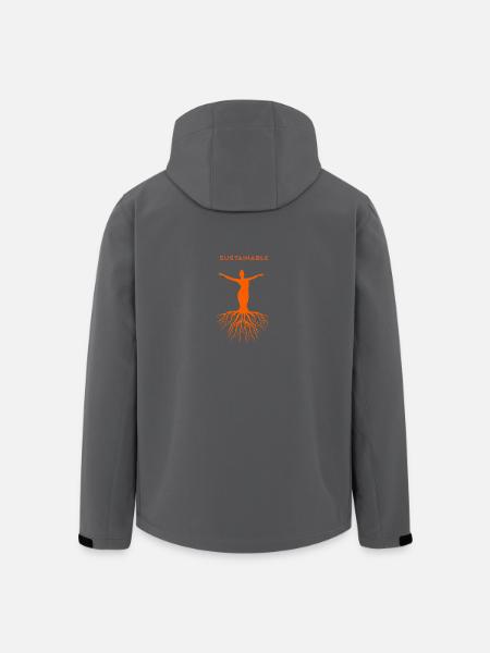 Durabilité durable de la chemise - Veste softshell homme en polyester recyclé Stanley/Stella - noir
