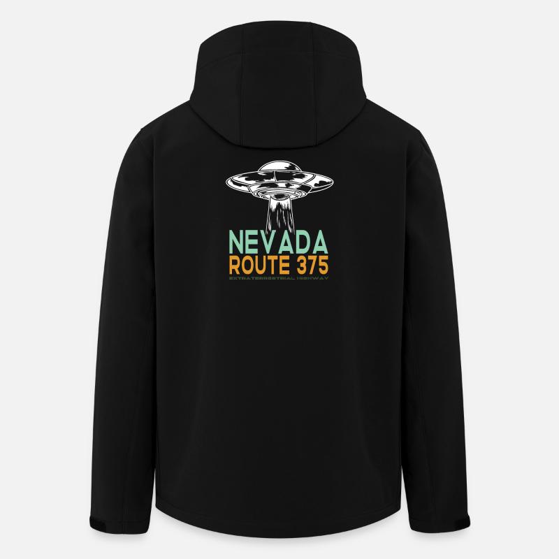 OVNI - Nevada Route 375 - Veste softshell homme en polyester recyclé Stanley/Stella - noir