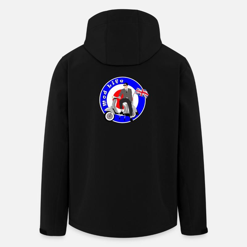Mod Life - Men’s Recycled Softshell Jacket by Stanley/Stella - black