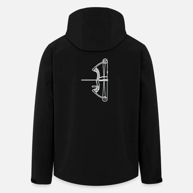 Bogenschießen Compoundbogen - Recycelte Männer Softshell-Jacke von Stanley/Stella - Schwarz
