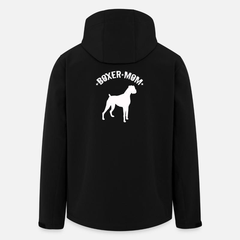 Boxer Hund Damen Boxer Mama - Recycelte Männer Softshell-Jacke von Stanley/Stella - Schwarz