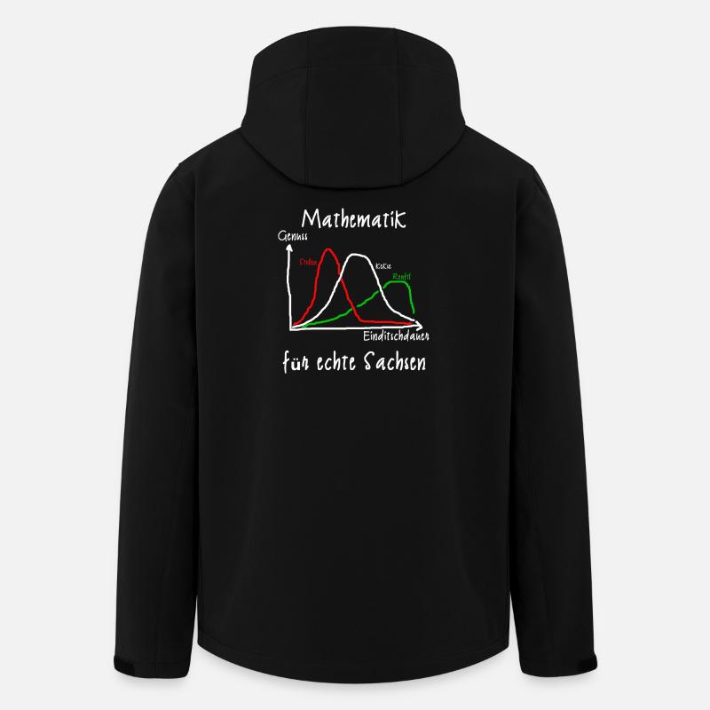 Ditschn - Mathematik für echte Sachsen - Recycelte Männer Softshell-Jacke von Stanley/Stella - Schwarz