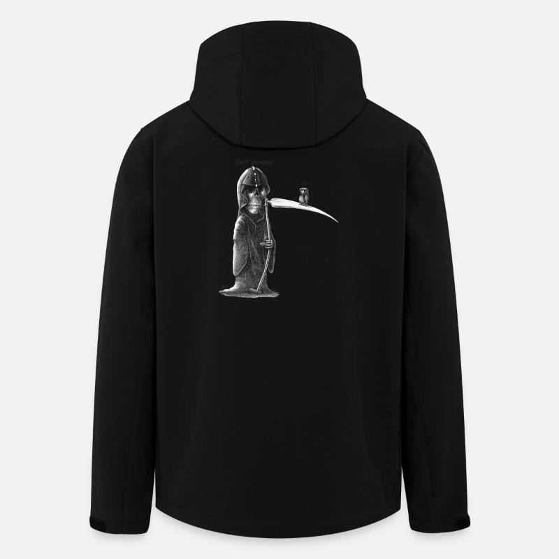 shit happens - Recycelte Männer Softshell-Jacke von Stanley/Stella - Schwarz